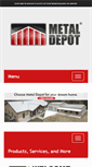 Mobile Screenshot of metaldepotinc.com